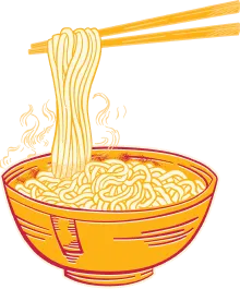 Illustration of Ramen Noodles
